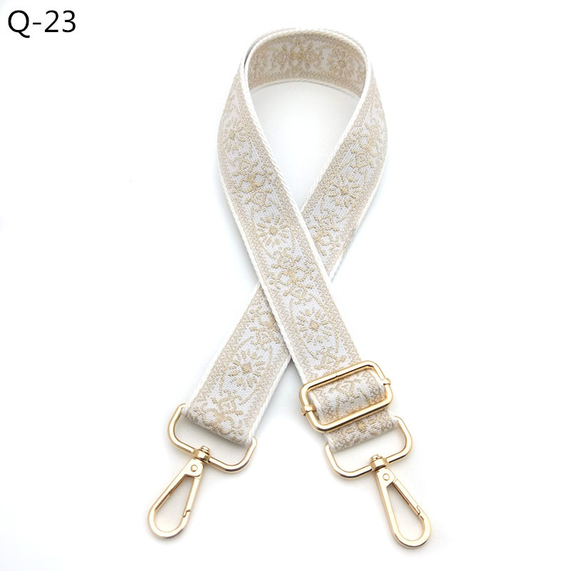 82g Weight Bag Strap Bag Accessories Type Spring Ring Trigger Clasp Closure Clasp Closure Type 1 Piece Quantity Casual, Daily Occasion Polyester Material Geometric Pattern Elegant, Ethnic Style Style 1 Piece Polyester Geometric Spring Ring Trigger Clasp Closure Bag Strap 26