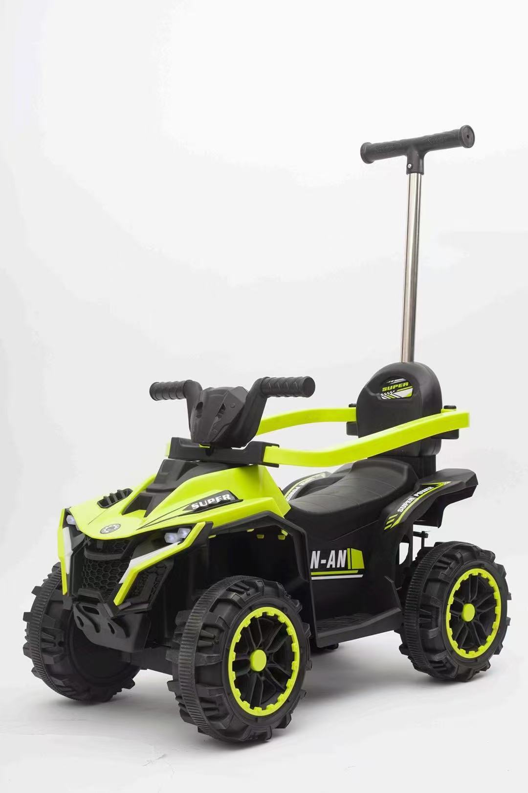 Trolley de niños, patineta infantil empujada con mano, coche de niños con empuje, baranda de protección, exportación de juguetes para niños