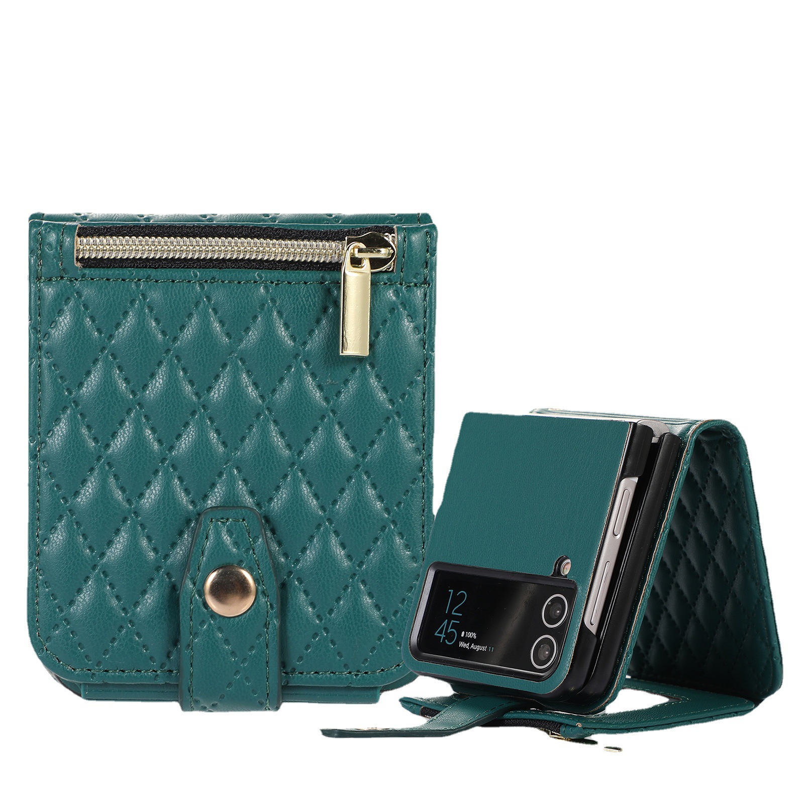 Etui til klaptelefon samsung z flip 5 4 3 z fold 5 4 3 i læder_voghion.com