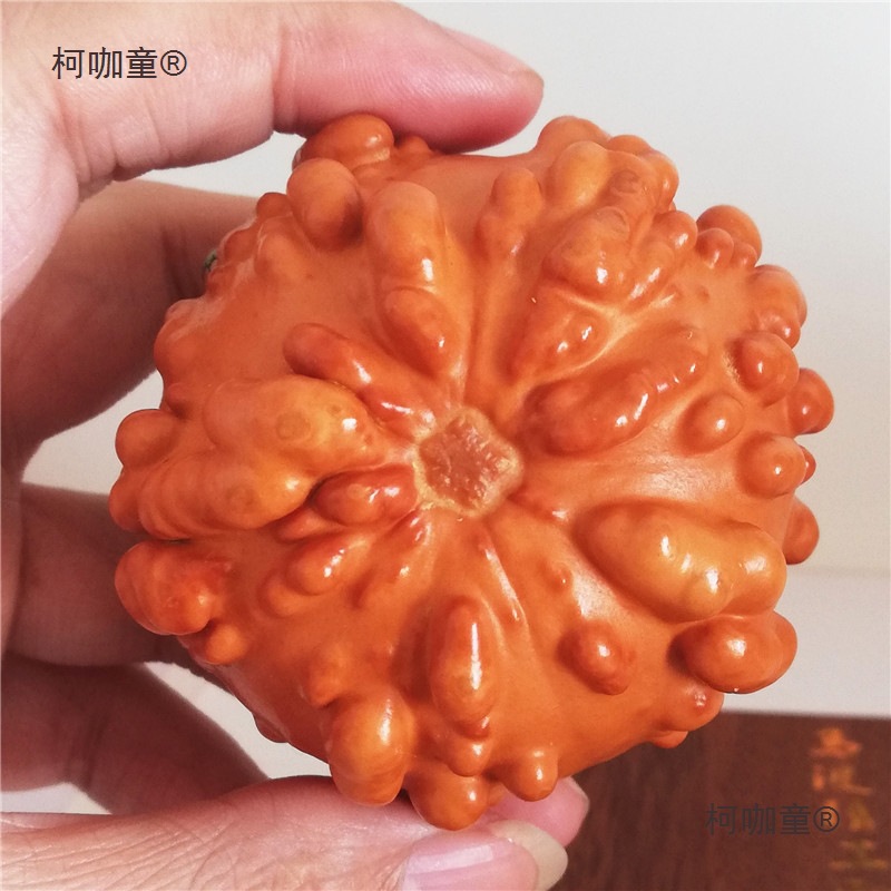 小葫芦刻画兰州特产疙瘩文玩手把异形微雕收藏烙画工艺品摆麦太保