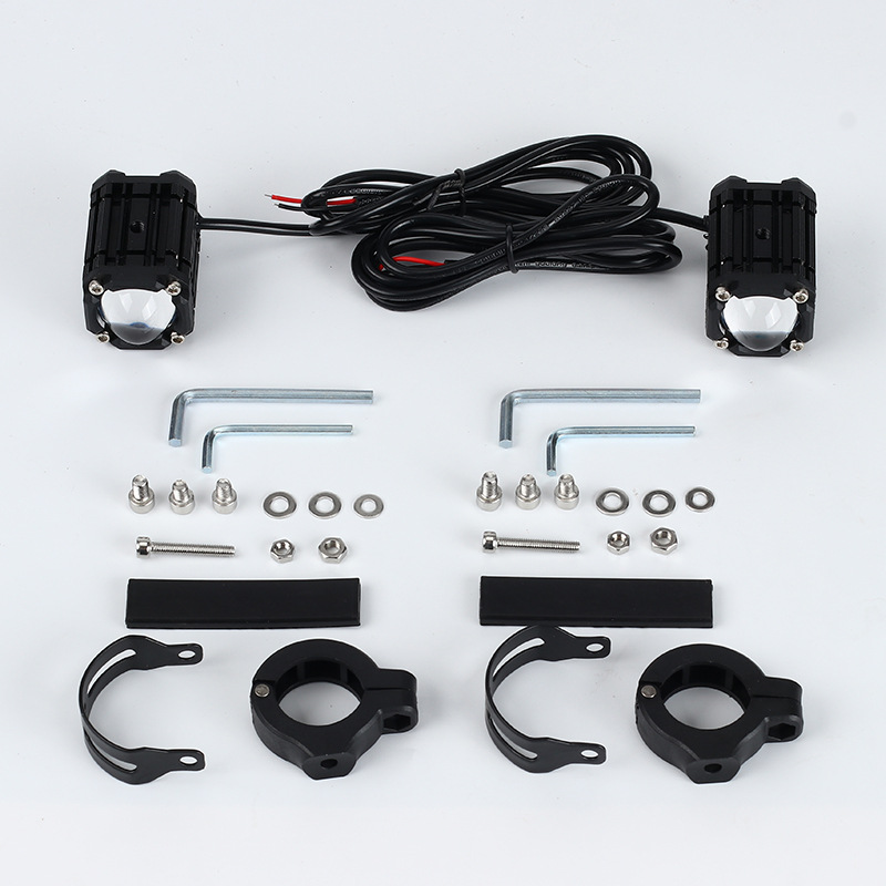 Faro de motocicleta con ojo de diablo, luz externa eléctrica para coche, luz para vehículo eléctrico, faro delantero dedicado con ojo de diablo.