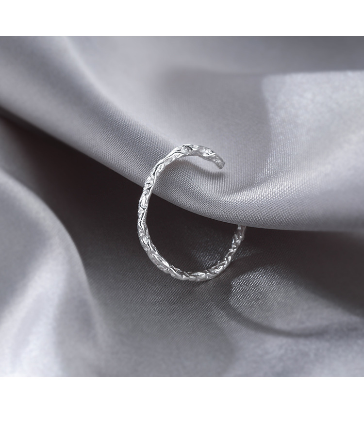2g Weight Band Rings Classification Adjustable Ring Size 1 Piece Quantity Daily Occasion 925 Sterling Silver Material Geometric Pattern All Seasons Season Women's Gender Simple Style Style 1 Piece 925 Sterling Silver Geometric Band Rings 6