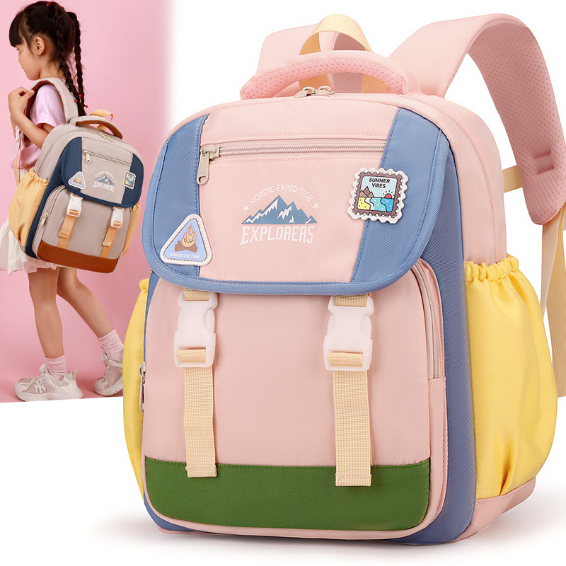Mochila escolar de niñas, bolsas de dopamina para niños, mochila de moda de moda de gran capacidad, mochila de 1 - 6 grados