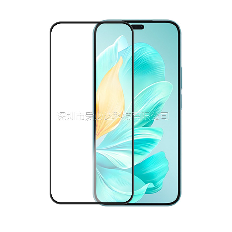 Honor 400/Lite/X70i フルスクリーン強化フィルム Honor 200 lite シルクスクリーンガラスフィルム Smart に適しています。|undefined