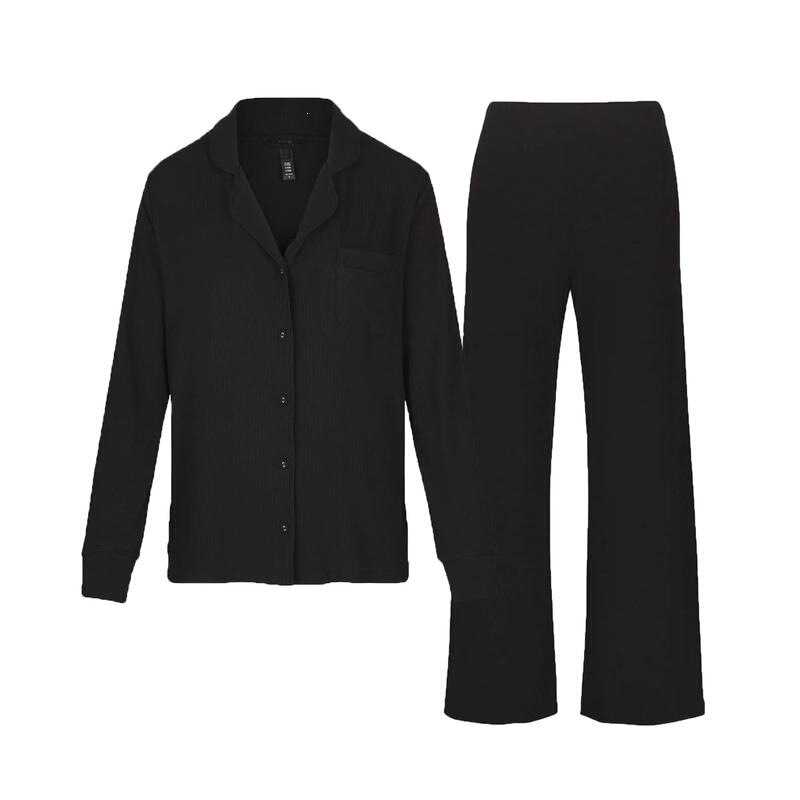 O 43868 Skims Sleepwear Set Kardashian-Style Pajamas European and American Cross-Border Amazon