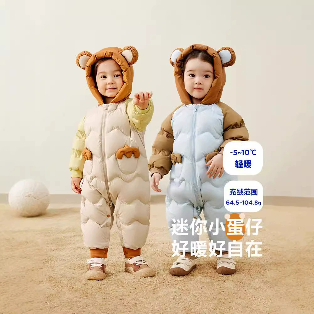 Детские пуховики Детские зимние куртки 2024 Новые мужчины и женщины