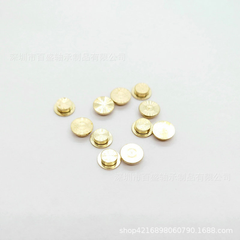 网红饰品轴承亚克力 旋转胸针配件5*7*2.5 小陀螺旋转轴承DIY手工