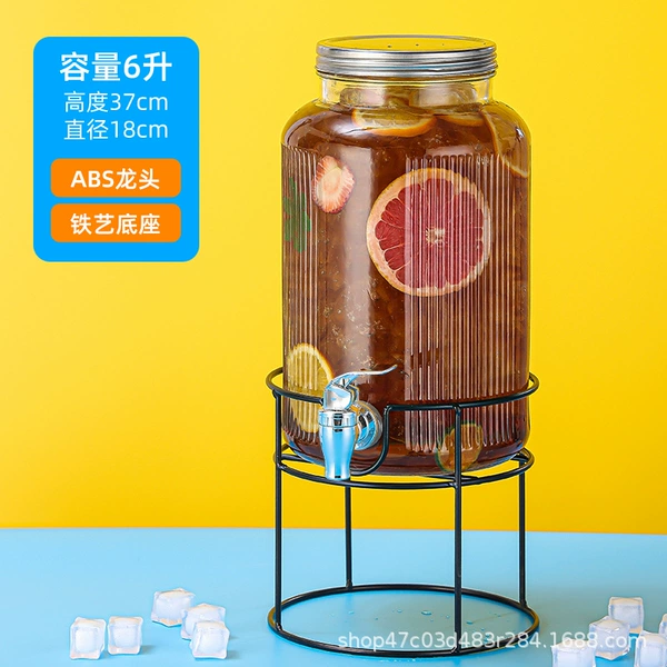 Vertical pattern 6 liters + ABS faucet + iron frame
