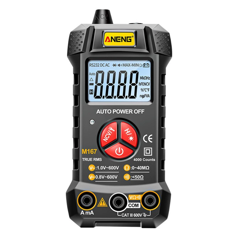 Интеллектуальный автоматический мультиметр ANENG, цифровой высокоточный небольшой портативный универсальный измеритель, Электрический многофункциональный измеритель