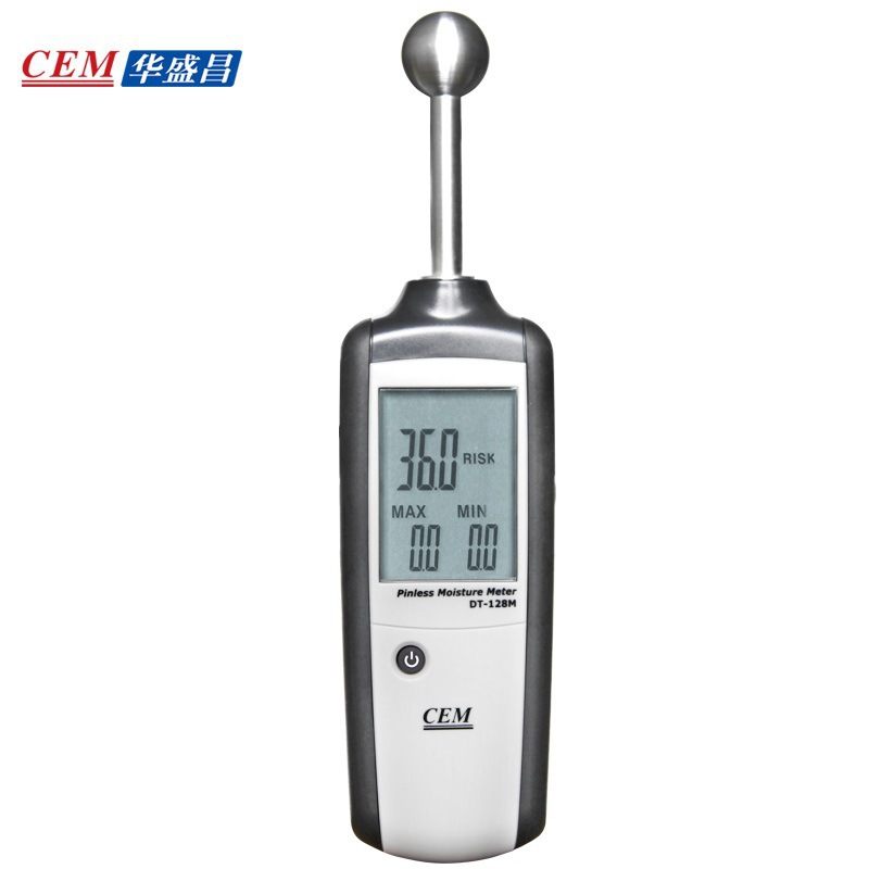 华盛昌非接触感应式水分测试仪木材建筑石膏水泥水分计DT-128M