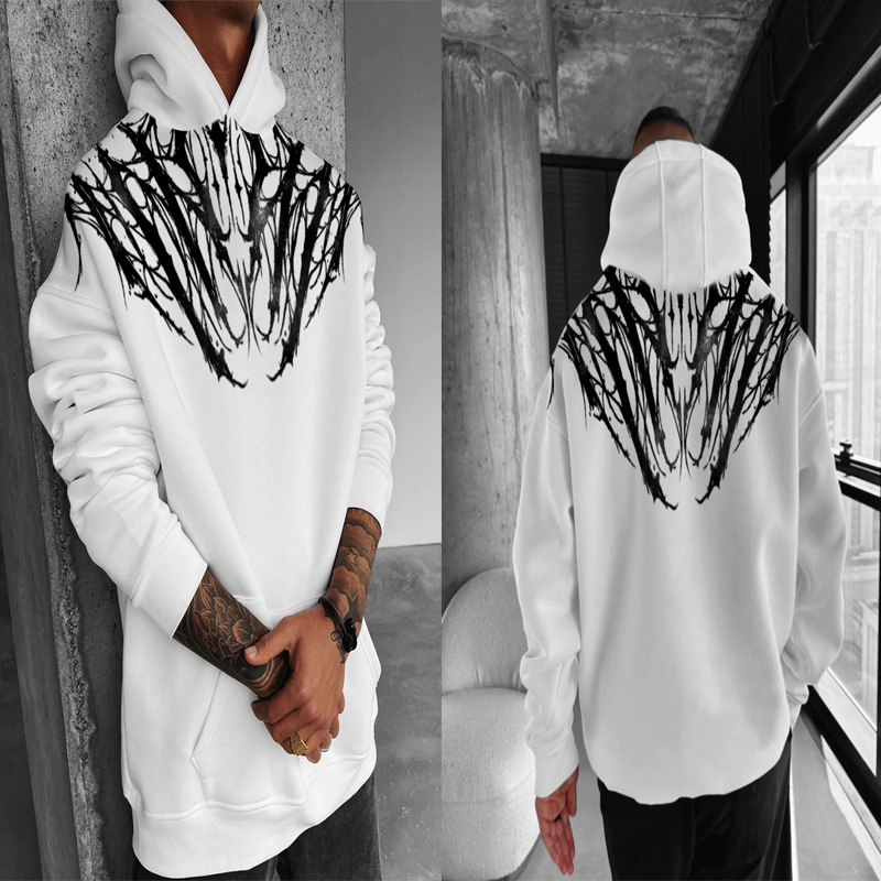 Estación independiente transfronteriza impresión digital para hombres y mujeres, parejas con capucha, suéter fresco de moda, ropa de otoño, blusa casual de otoño e invierno de Halloween