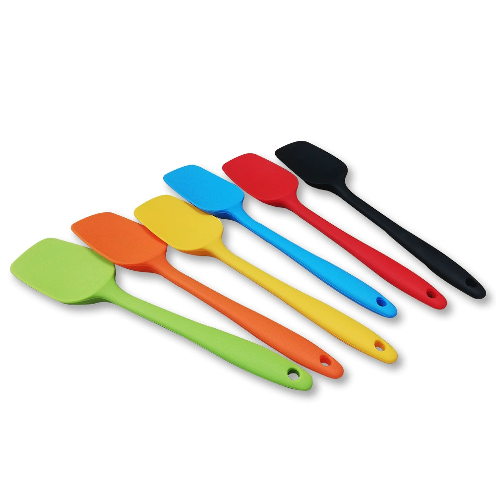 Food silicone, small transparent cream scraper