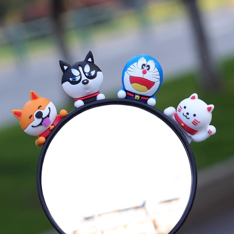 3D Electric Car Cartoon Lying Soft Rubber Doll Computer Doll Sample Cute Car Parking Sign Ornament