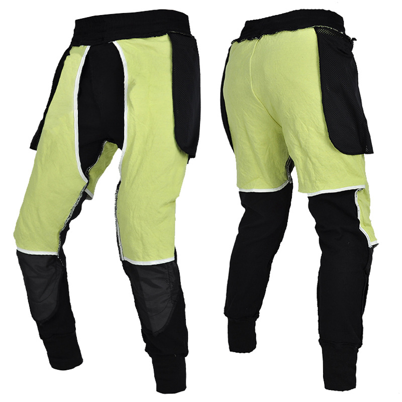 Motocicleta pantalones de montar casual motocicleta Kevlar caída resistente negro jeans pantalones roscados polainas señoras Caballero