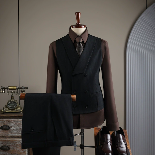 Black (double row vests)
