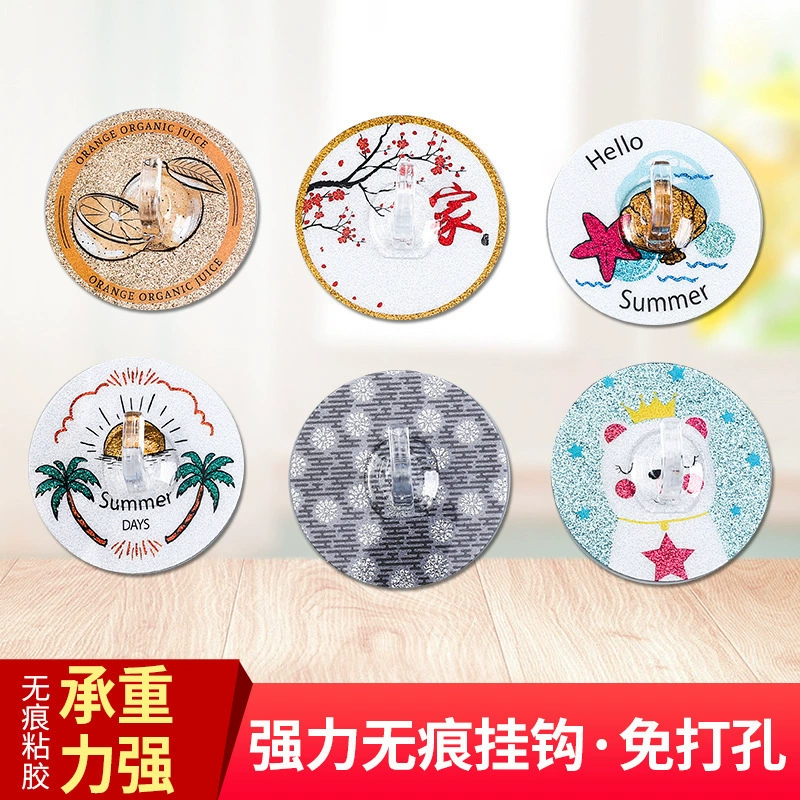 Круглый домашний рог крючок многофункциональный без пробития