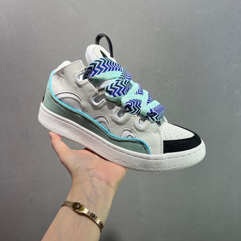 Cross-Border Putian Shoes Lanvin Curb Loafers Women's Flat Casual Sneakers Men's Thick Tongue Chunky Shoelaces Street Fashion Shoes Cross-Border Putian Shoes Lanvin Curb Loafers Women's Flat Casual Sneakers Men's Thick Tongue Chunky Shoelaces Street Fashion Shoes