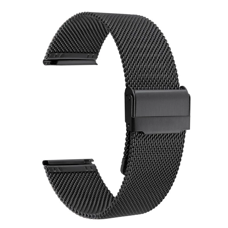 Быстрый выпуск 06‑проводной ремешок Миланис для часов, подходит для DW, Samsung Gear S3, двойной защелки стальной браслет