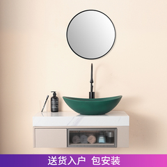 G3YN設計師實木浴室櫃洗臉盆洗漱台組合民宿酒店新款台上盆洗手面