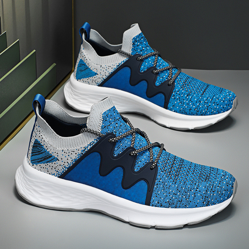 2024 nuevo verano transpirable delgado deportes casuales juveniles zapatos de malla para hombres