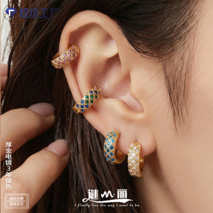 �i�� ���P䓲�����y��Ȧ�18k������p�ݶ�ߴ����Earring