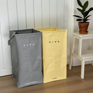 大容量环保收纳袋家用高品质编织组合整理袋简约分类垃圾袋定制