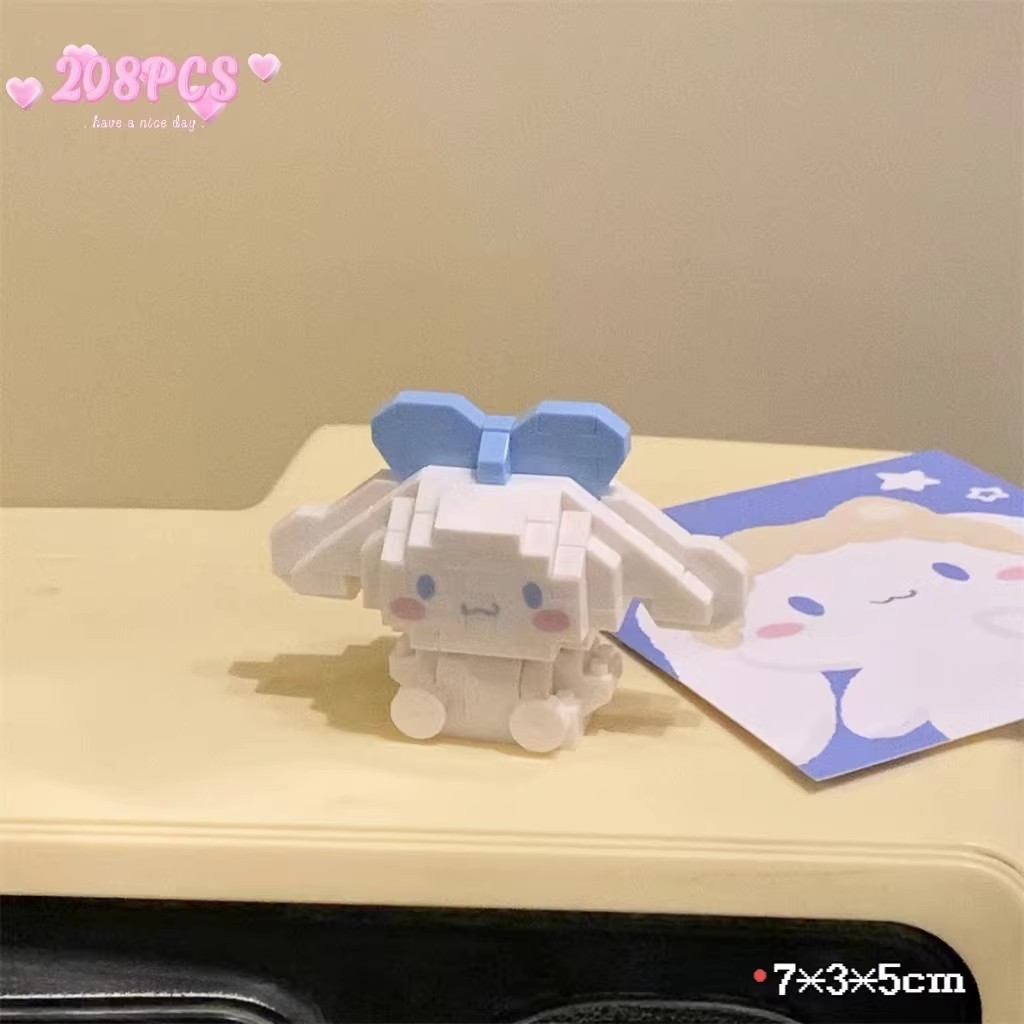 Compatible con Lego muñeca de dibujos animados micro partículas frambuesa oso montado bloques construcción juguetes educativos puesto ciego caja regalo al por mayor