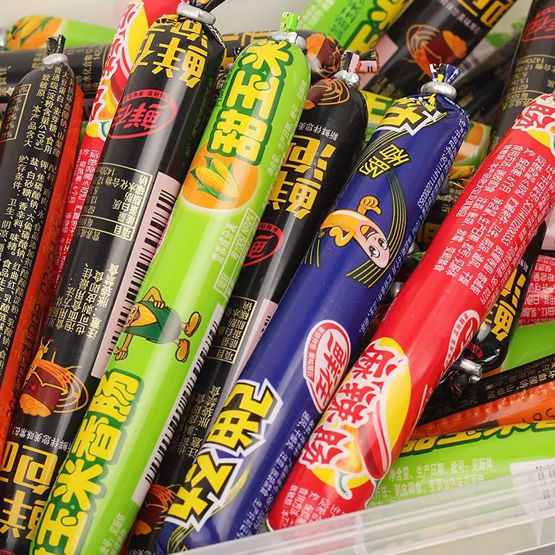 Кукурузная колбаса сладкая и влажная колбаса лапша быстрого приготовления партнер хот-дог жареная колбаса с ветчиной колбаса оптовая продажа закусок