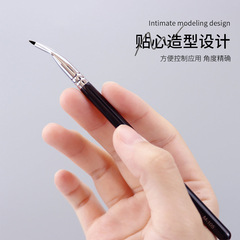 Cross-border ultra-fine fold-angle eyeliner brush set exquisite curved head detail brush professional under-eye eyeliner brush single piece makeup brush