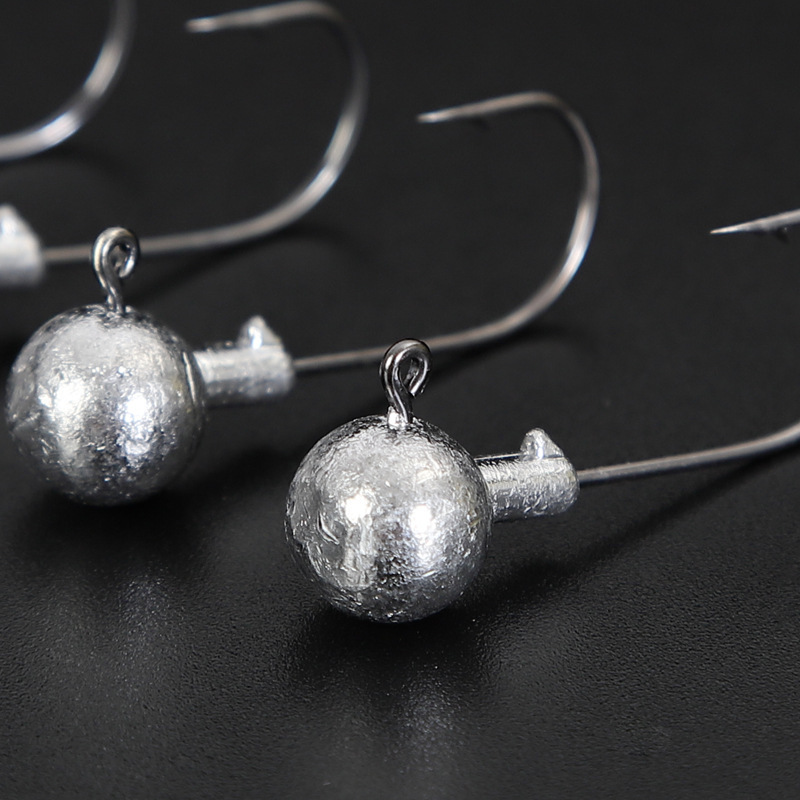 Olověné háčky na ryby vyztužené háčky s protihrotem 10 kusů_voghion.com