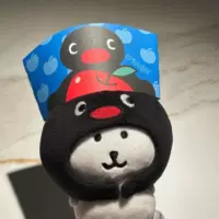 Тот же головной убор Pingu из Little Red Book подходит для куклы 10 см, корейский кулон в виде медведя, милое тело морской звезды Nunu, кулон
