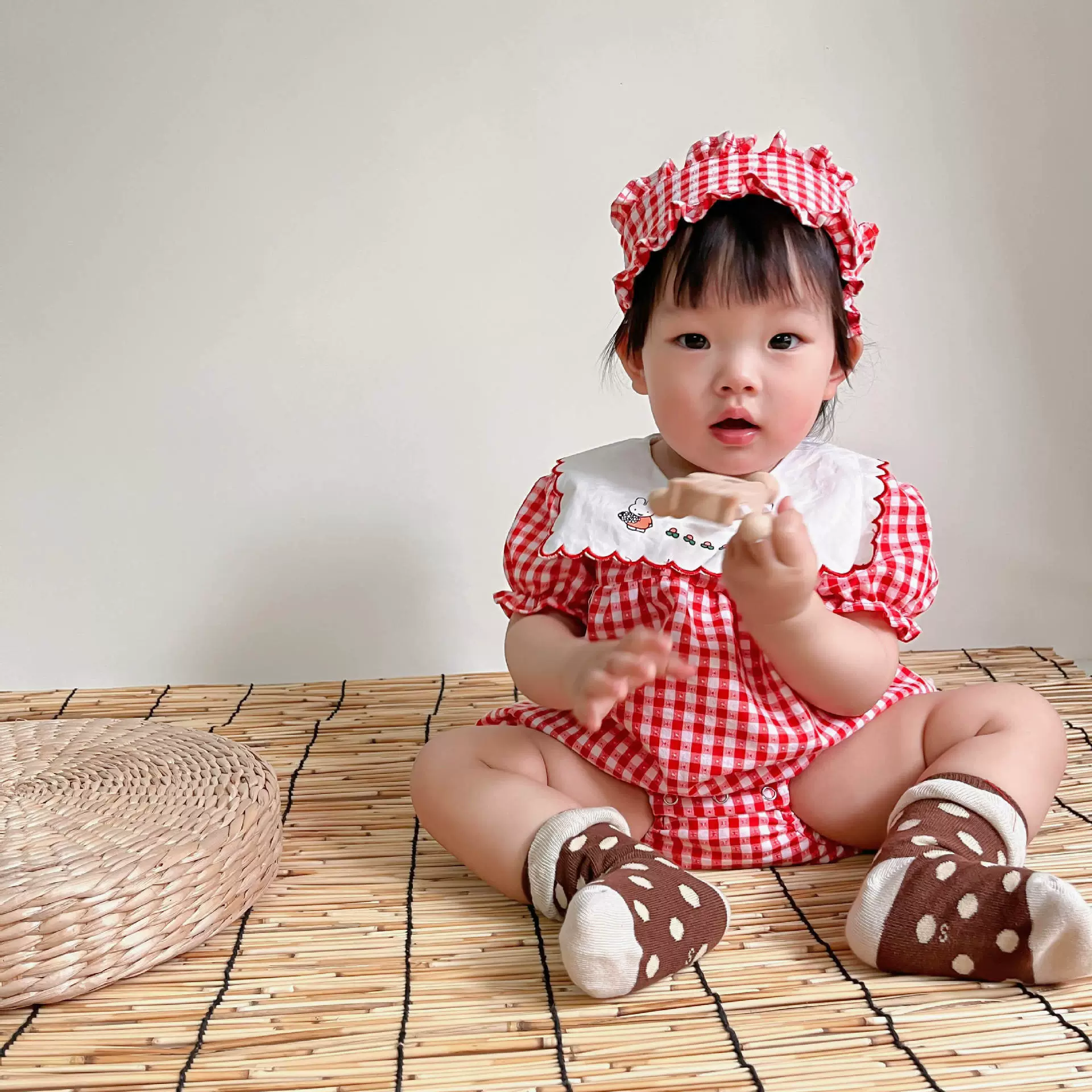 25. летний детский комбинезон в стиле k, клетчатый тканый комбинезон с короткими рукавами, детская сумка, костюм, детская одежда