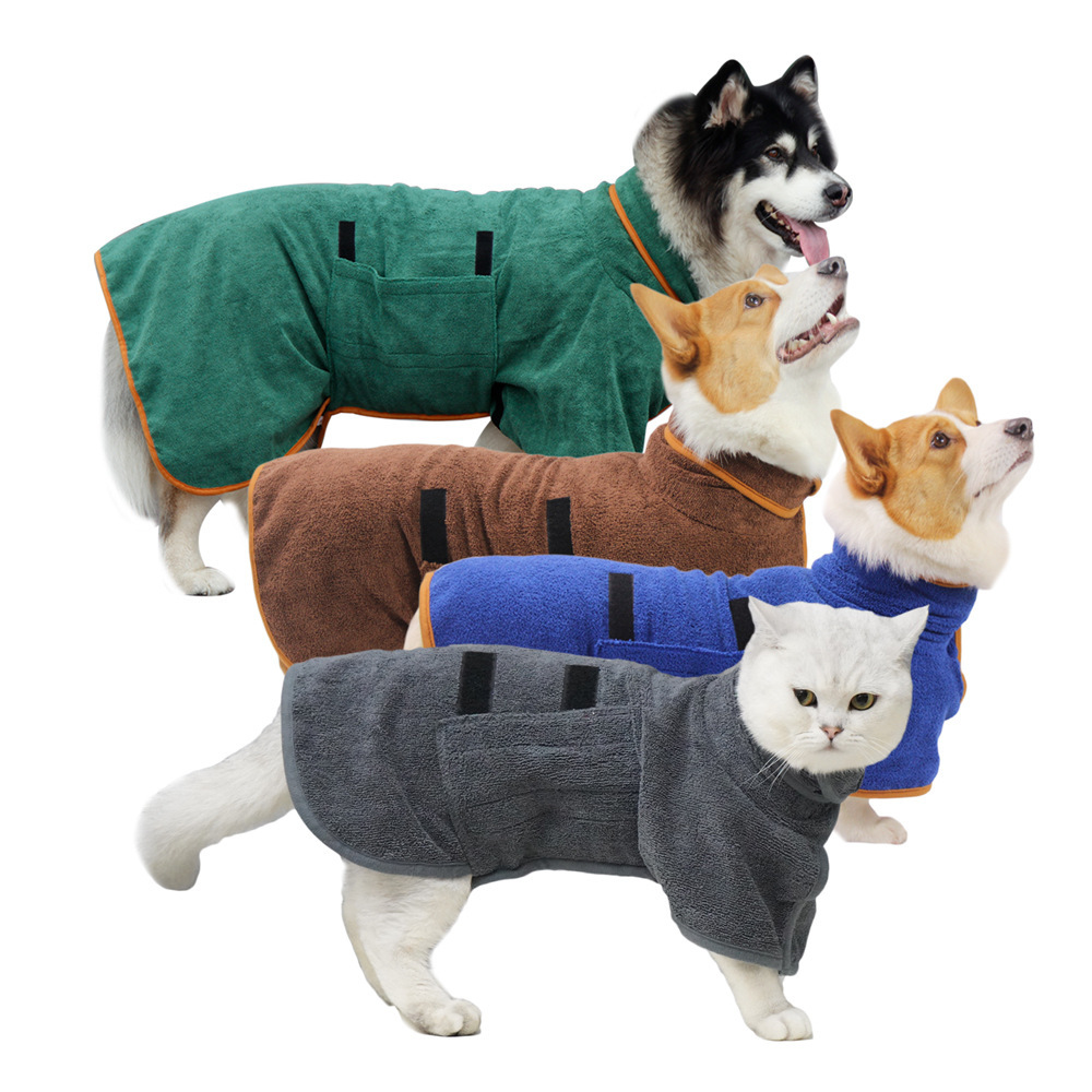 Amazon Pet Absorbent Bathrobe, Microfiber Quick-Drying Dog Bath Towel, Cross-Border Pet Supplies, Cat Bath Towel