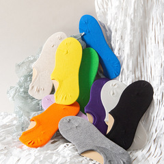 80847HELLOMONDAY Women's Summer Thin Ins Trend Non-Slip Non-Slip Invisible Socks Boat Socks