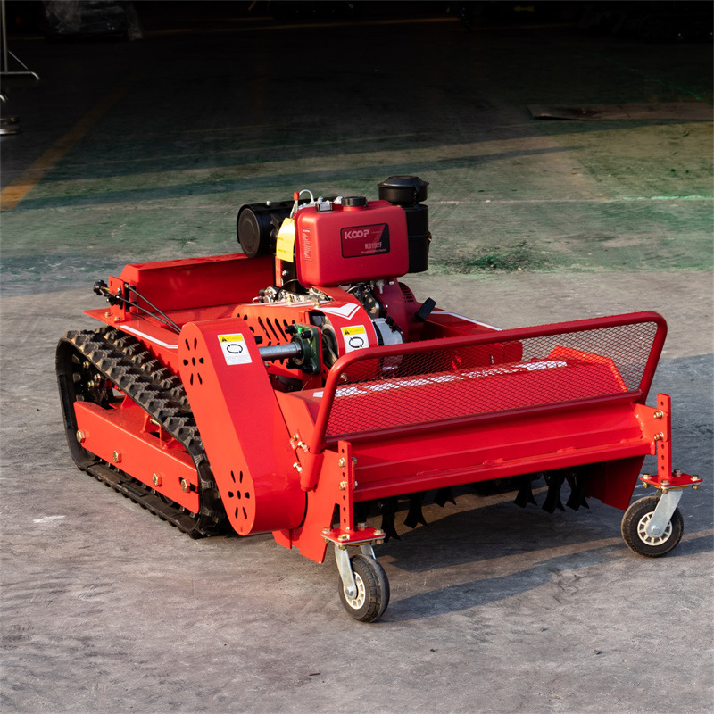 源头厂家 遥控型割草机柴油动力10HP割草机价格 远距离操控剪草机