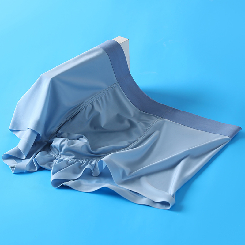 Graphene Antibacterial Large Borneol No trace Flat angle Underpants summer Youth motion Quick drying Thin section Four shorts