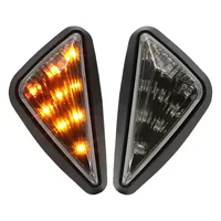 Мотоцикл спортивный автомобиль указатель поворота светодиодный модифицированный указатель поворота Большой индикатор смещения Пиранья указатель поворота передний указатель поворота