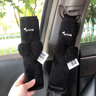 Available, Sürətlər qutusu və əl tormozu başlıqları - mua-black-love-plush-shoulder-pads-pair