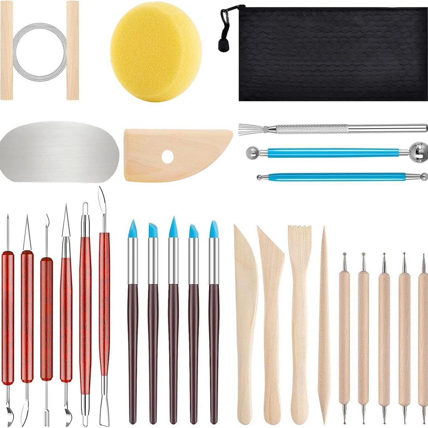 28종 점토 도구 세트
