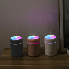 Colorful Running Lantern Car Humidifier Air Atomizer Aroma Diffuser Cross-border Small Appliance 350ML