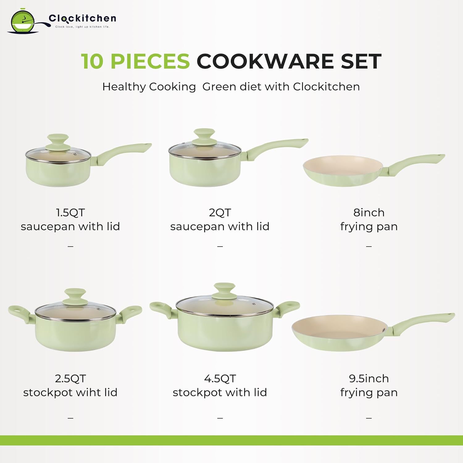 Arroz de arroz transfronterizo de piedra frita de platos antiadherente sartén casera sartén de cocina de cuatro piezas conjunto de sartén de cocina combinada sartén conjunto de sartén