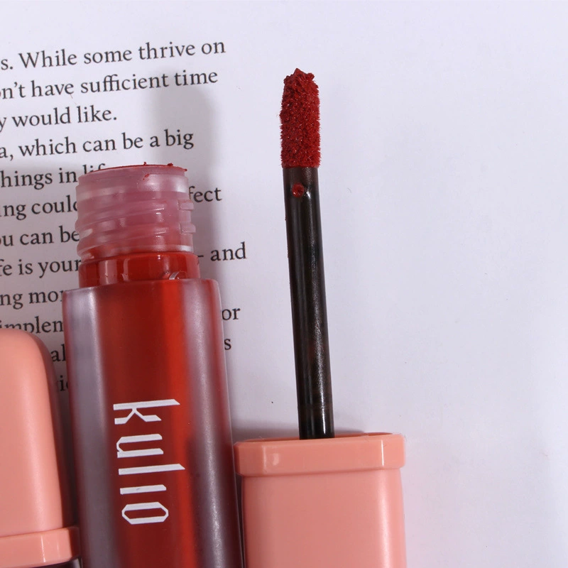 Кулия Lipstick, блеск для губ, помада матовая, полупрозрачное затемнение, не тускнеет