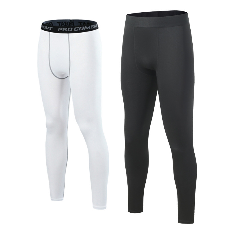 Fitness Basketball Trousers Quick-drying Sports Tight Pants Men's Yoga Running Pants Football Training Track and Field Base All-match Pants