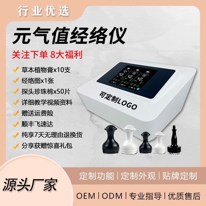 新しくアップグレードされたタッチスクリーン活力子午線器具常緑中国源バイオパルス理学療法マッサージ美容機器|undefined