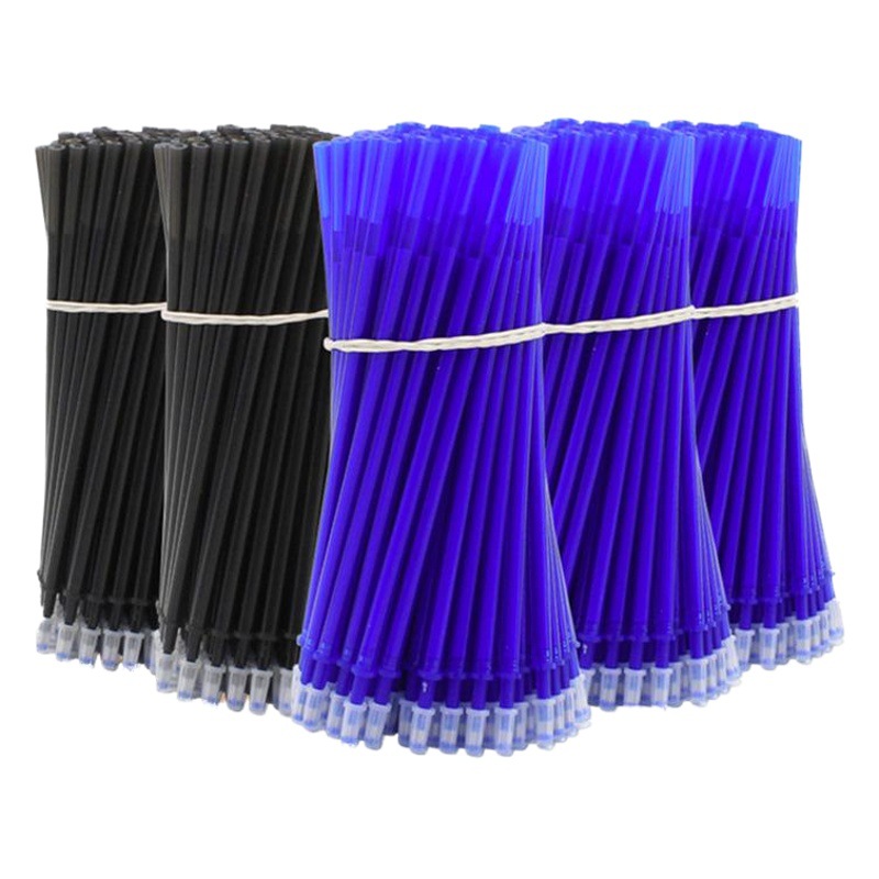 Grinding erasable heat erasable pen core bullet student erasable pen neutral pen core Mo Yi crystal blue black wholesale