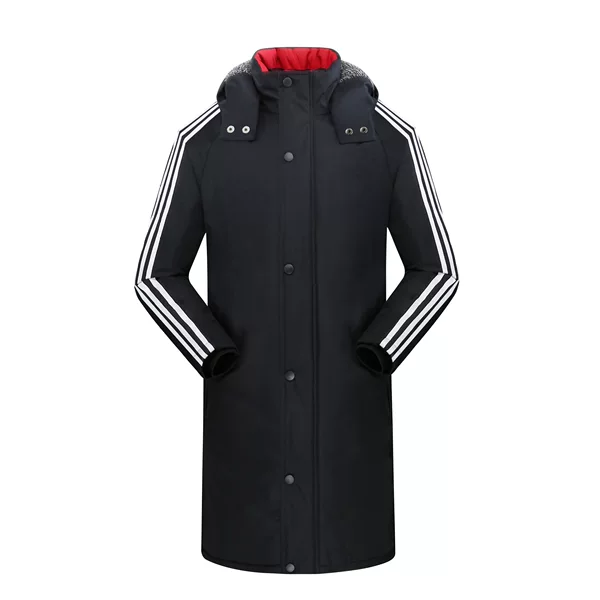 New Sports Team Sports Coat Men's Long Winter Training Clothing for Sports Students Sports Institute Winter Training Down Cotton Coat Coat