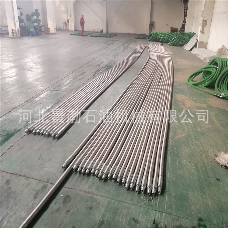 景渤防静电铠装全通径井控专用耐火管高压耐火隔热软管