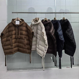 2025 New Autumn and Winter European Stand Collar Loose Large Size White Duck down Short Fashion down Vest for Women