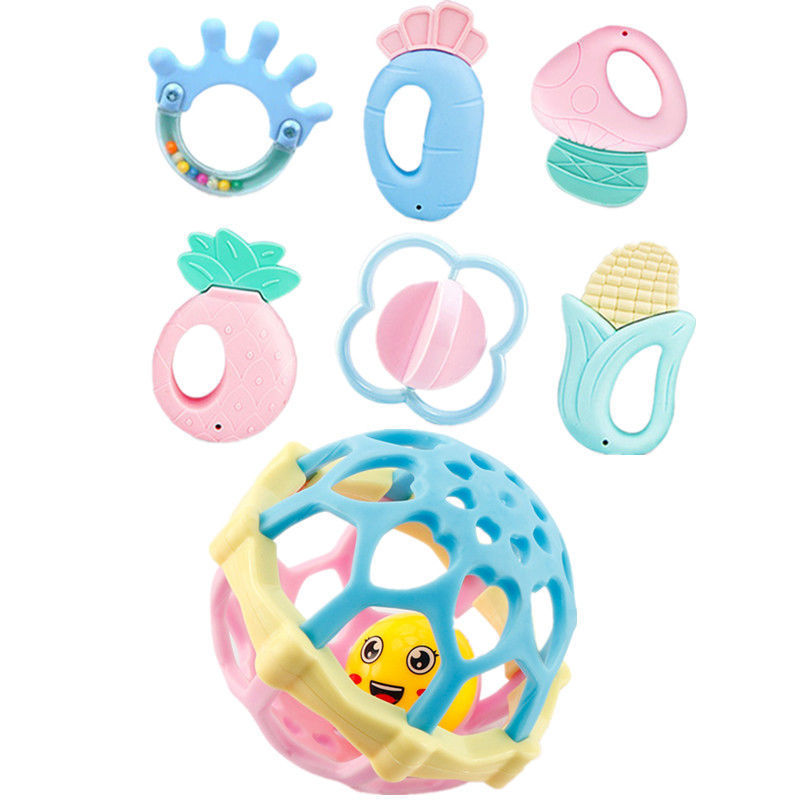Juguetes para bebés mordedor Educativo Educación Temprana 0 a 3 meses 6 bebé 1 año bebé recién nacido niños y niñas sonajero de mano