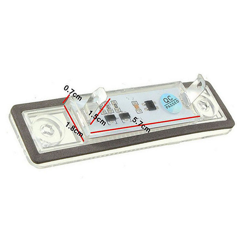 1 set of 3528SMD 18LED license plate lights, suitable for Opel Corsa B (1993-2000) and Astra (1998-2009)